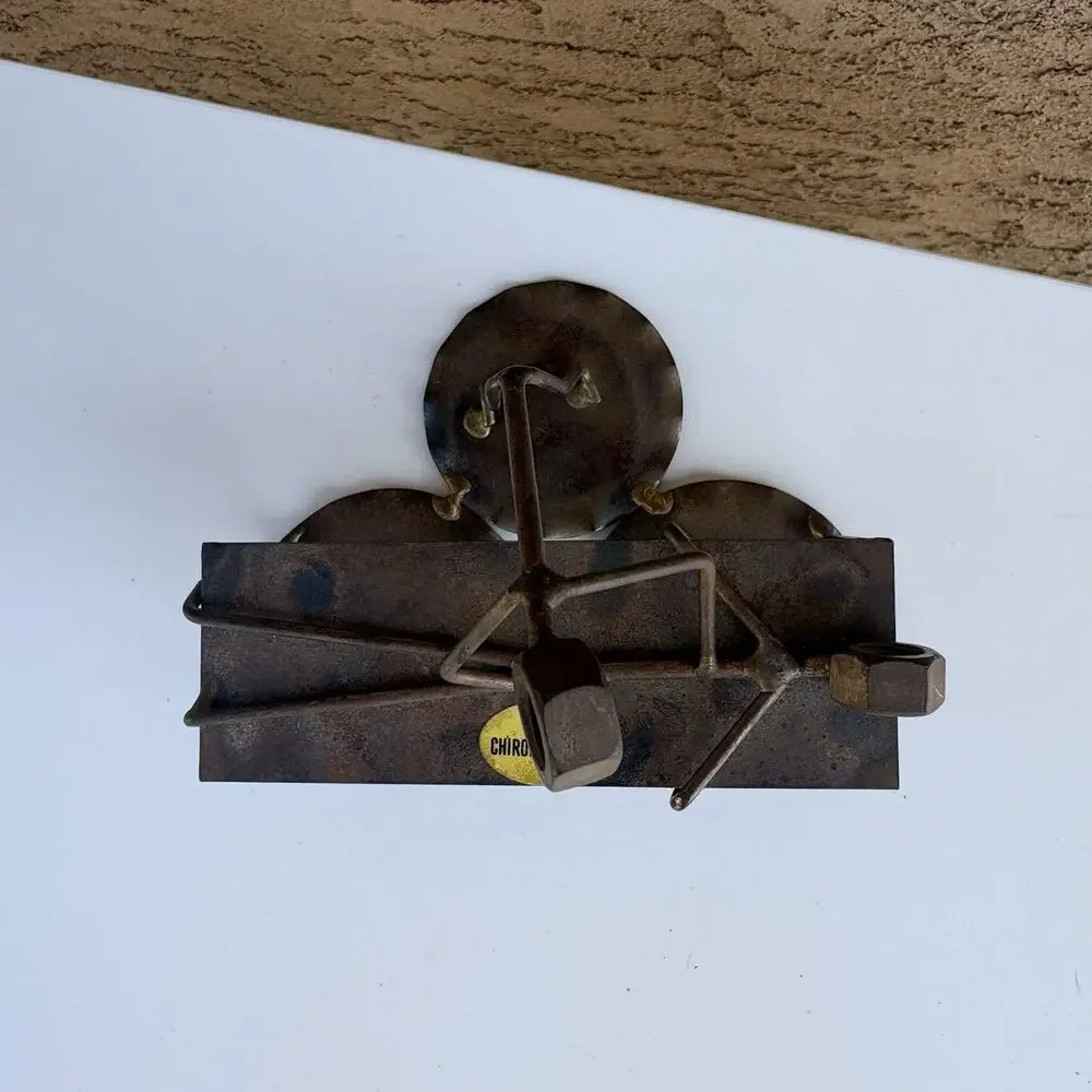 CHIROPRACTOR Handcrafted Rock Creek Metal Craft Sculpture Idaho